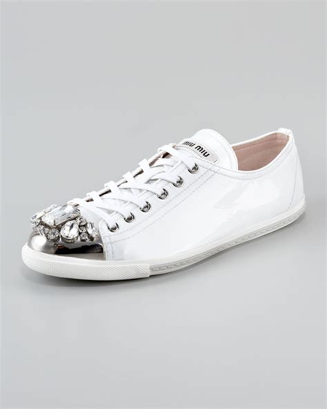 miu miu sneaker lack 41|Women's Miu Miu Designer Sneakers .